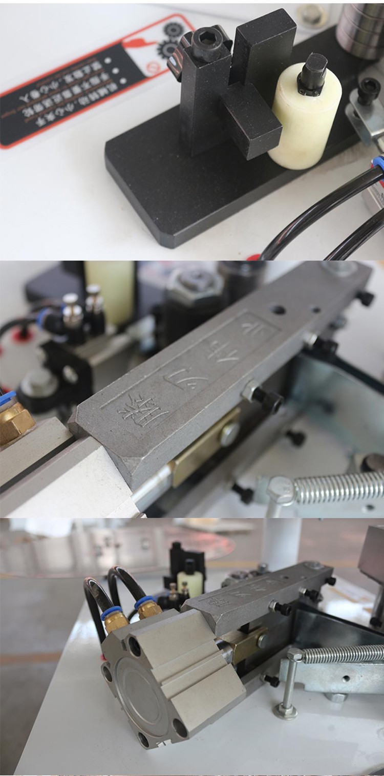 Air Pressure 0.5-0.8Mpa Touch Screen Folding Arm Edge Banding Machine Easy Operation