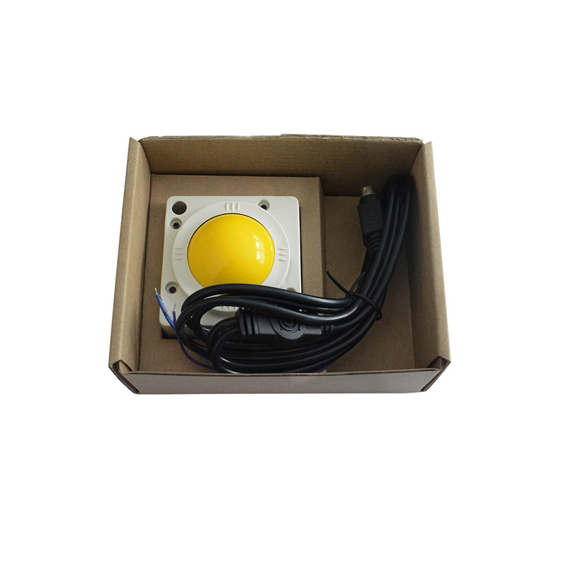 robust Trackball Module Industrial Graded Polycarbonate Casing With 50mm Plastic Ball