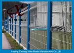 3D Curved Vinyl Coated Welded Wire Fence Panels For Sport Field Garden High