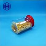 Oval PET Plastic Nuts Candies Pepper Cookies Biscuits Dried Food Jar Screw Top