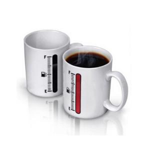 Wholesale New creative gift product The thermometer colour change ceramic mugs cup from china suppliers