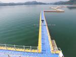 Inflatable plastic hdpe moular floating pontoon bridge for sale