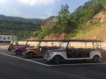 Four Seats Electric Vintage Cars Pink Classic Car 60-80 Km Driving Range