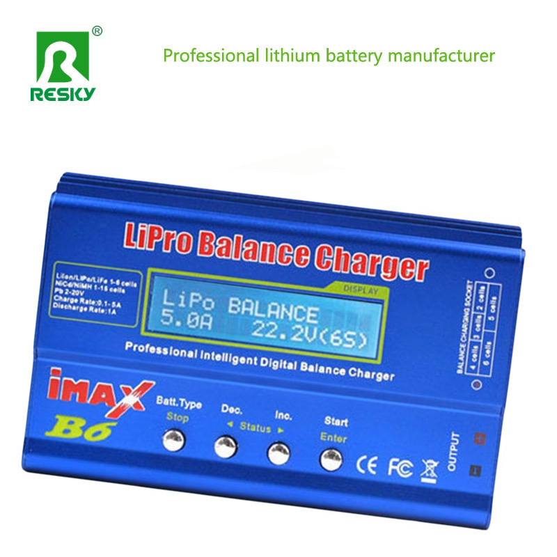 Digital LCD Fast RC Battery Balance Charger IMAXB6 80W 6A For RC Lithium Battery