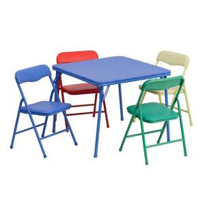 Wholesale Metal Folding Children Kids Small Card Table With Chairs from china suppliers