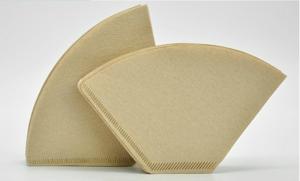 Wholesale Disposable Drip Coffee Filter Paper , Organic Cone Shaped Coffee Filters Lightweight from china suppliers
