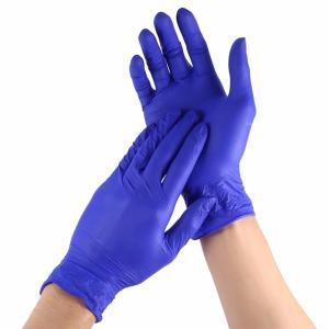 Wholesale Xl 2xl Disposable Blue Nitrile Gloves 100 Pack Online from china suppliers