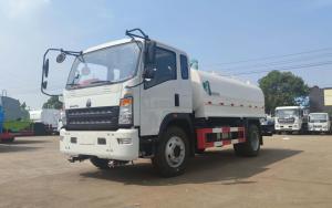 Wholesale HOWO 4X2 Engineering Emergency Vehicle , 10 Cubic 10 Tons Water Tank Truck from china suppliers