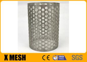 Wholesale Customize 200mm Perforated Stainless Steel Cylinder With Round Hole from china suppliers