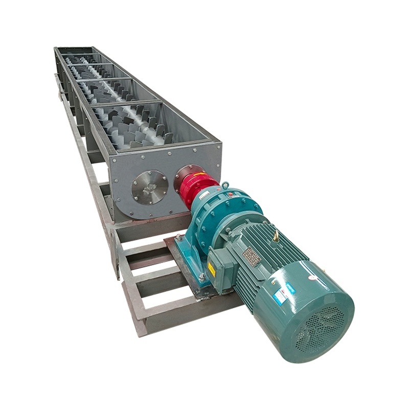 U-Shaped Sludge Pipe Conveyor Granules Grain Feeding Machine Screw Auger Conveyor