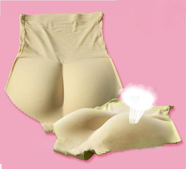 Quality FP002 Ladies high waist silicone one piece seamless padded panties for sale