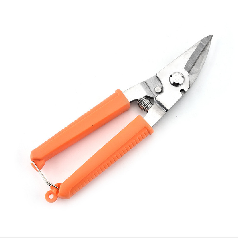 200mm fruit tree pruning shears floral bonsai pruner customized secateurs curved blade garden scissors