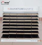Metal Wire Showroom Tile Display Racks Countertop Marble Tile Display Stands