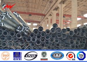 Wholesale 69 KV 11.8 M Hot Dip Galvanized Electrical Power Pole , Steel Tubular Pole from china suppliers