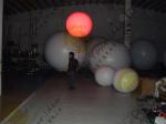 Inflatable Air Walker Balloons Backpack RGB Led For Christmas Promotion
