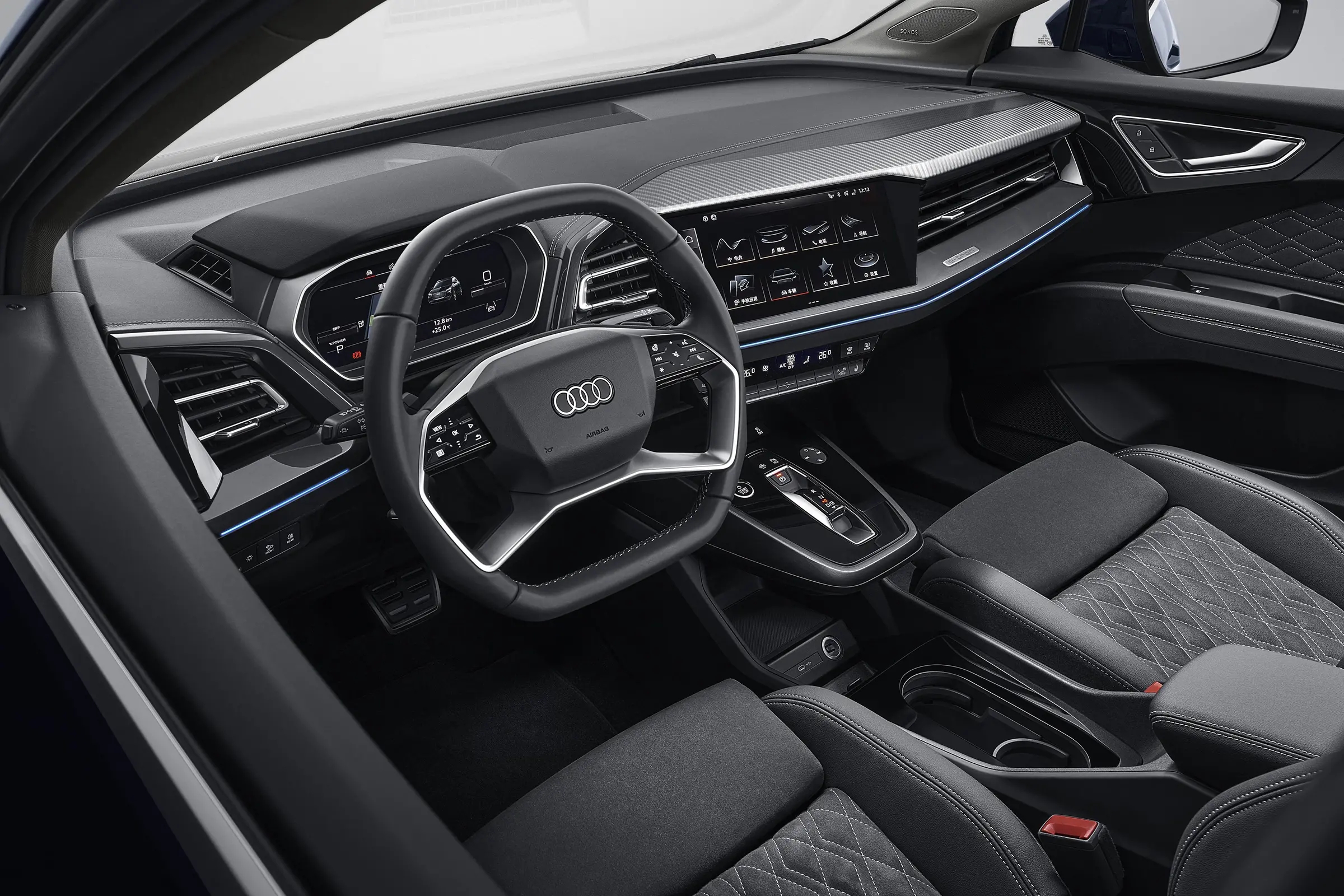 High Speed 2023 2024 Au-di Q4 E-tron Arrivals Electric Vehicles with 543-605km Range and 4588*1865*1626mm Dimensions