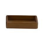 Square Shape Walnut Wood Bathroom Accessories Sets Bathroom Vanity Sets For