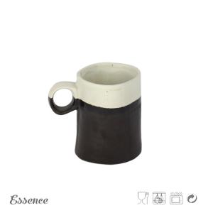 Wholesale Japan Style Custom Stoneware Mugs / Coffee Cups 10 OZ Freedom Shape Eco Friendly from china suppliers