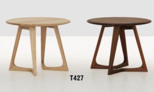 Wholesale America style solid wood round low coffee table from china suppliers