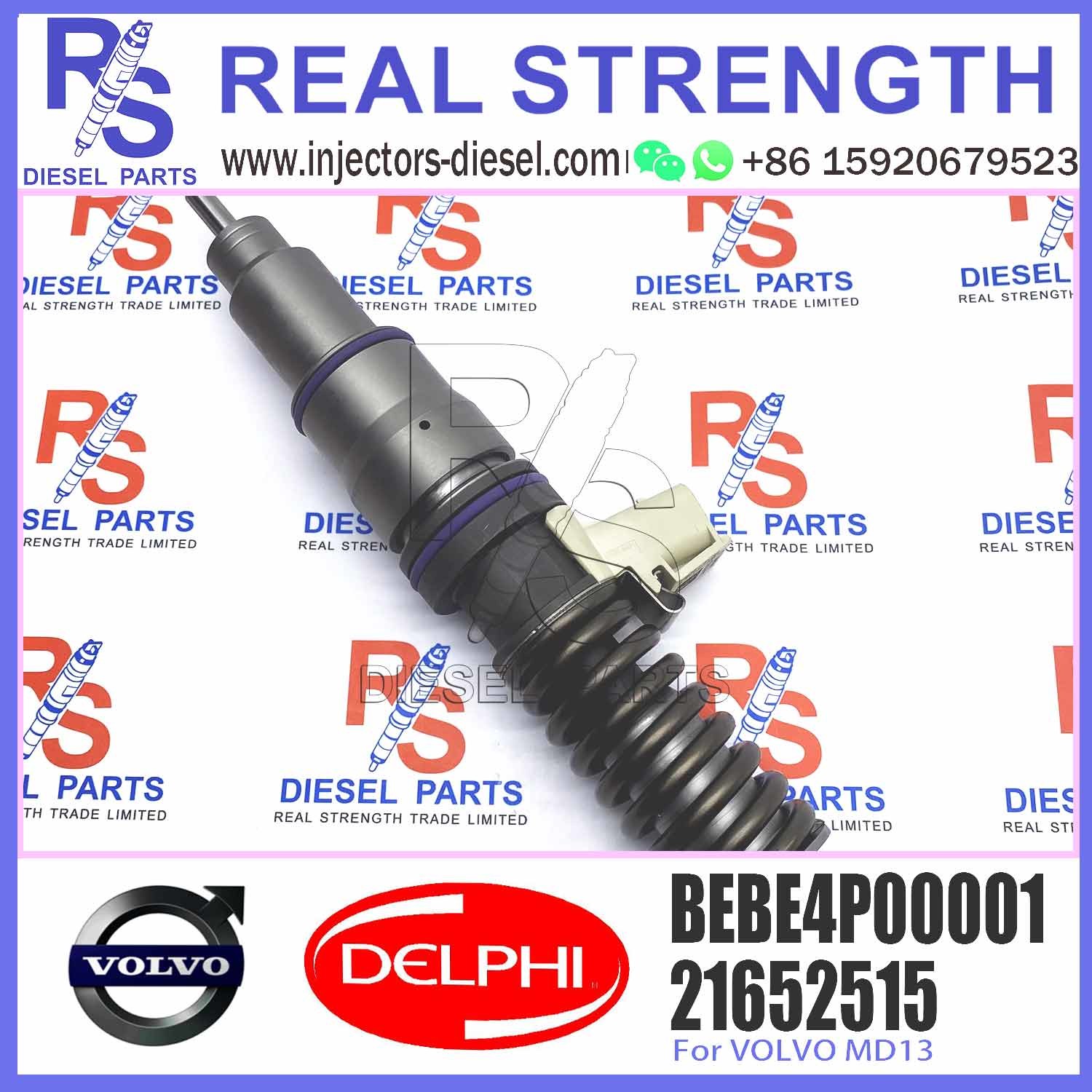 20440388 new injectors Common rail injectorfor EC360B EC460B diesel fuel injector FOR MD13 21652515 BEBE4P00001