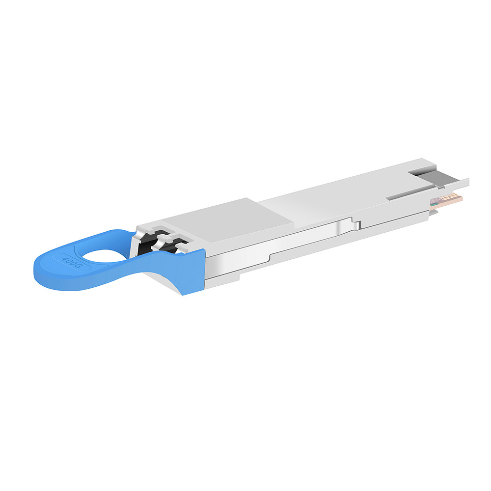 Duplex LC 400Gbps QSFP-DD Optical Transceiver 1310nm SMF 2KM JQD-CX400G-EL2D