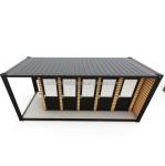 Galvanized Steel Bending 180g Profabricated Modern Outdoor House-Steel and