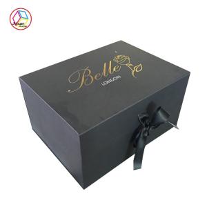 Wholesale Foldable Fancy Paper Gift Box , Large Decorative Gift Boxes Dark Color from china suppliers