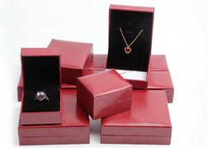 Wholesale Pink Ring Jewelry Box Case , Rectangle Jewelry Storage Box  Eco - Friendly from china suppliers