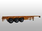 Heavy Mechanical Suspension Container Chassis Flatbed Truck Semi Trailer