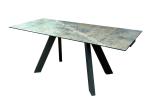 3D Printed Tempered Glass Dining Table 2.1 Meter Heat Resistant For 10 Seats