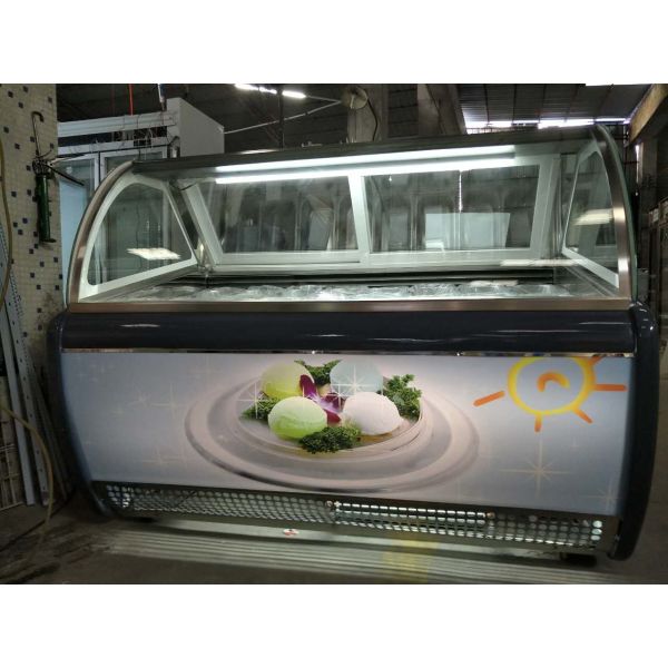 Portable Popsicle Ice Cream Display Fridge With Customized Logo