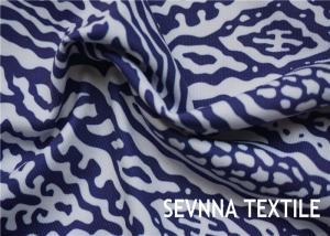 Wholesale Four Way Elastan Micro Fiber Patterned Lycra Fabric Chlorine Resistance from china suppliers