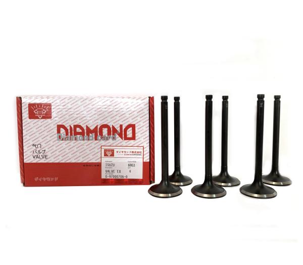 0-97000706-0 1-12551139-0 Exhaust Valve Intake Valve Engine Parts For 6BG1-4