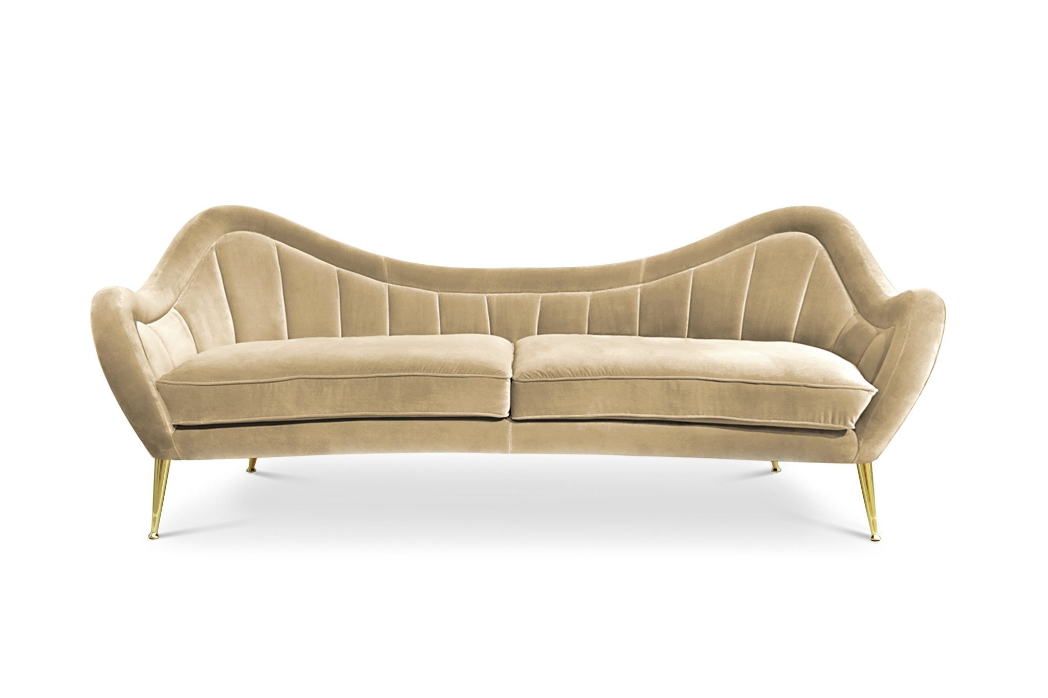 new design luxury velvet fabric lounge popular 3 seat stainless steel sofa for wedding rental