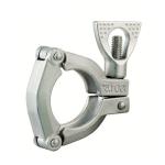 Safety Sanitary Tri Clamp Fittings Three Pieces Connectors Tri Clamp With Triple