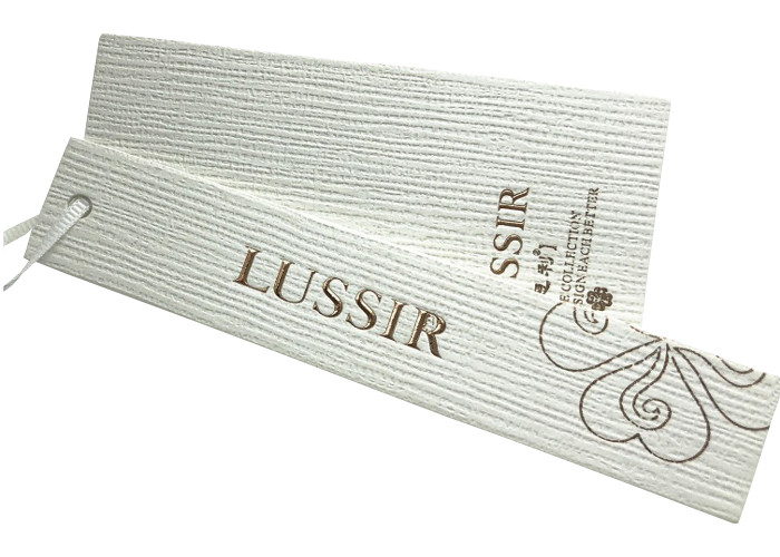 Custom Printed Disclaimer Tag For Garments Shoes Paper Swing Tags Grosgrain String