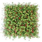 Outdoor Decoration Artificial Plants Walls 20mm Flowers Dustproof For Decoration