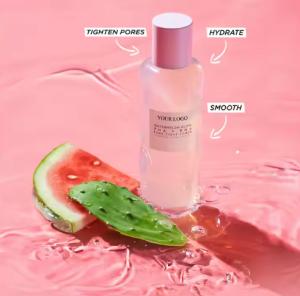 Wholesale Watermelon Face Toner for Dry Skin Pore Minimizer Gentle Facial Exfoliator Glowing Essence Water for Tighten Hydrating from china suppliers