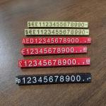 Medium 6*4mm Black and White Transparent Red Stand for Luxury Jewelry Collection