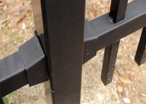 Wholesale Australia Black Heavy Duty Tubular Steel Garrison Fence from china suppliers