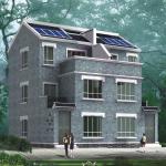 Wind Resistant Light Steel House Villa With Q550 Light Gauge Steel Keel Modern