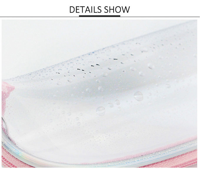 Eco-Friendly Waterproof Transparent Large Capacity Makeup Brush PVC Bag