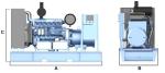 1500RPM 1800RPM WEICHAI Diesel Generator 200kw 250kva 250kw Water Cooled Diesel