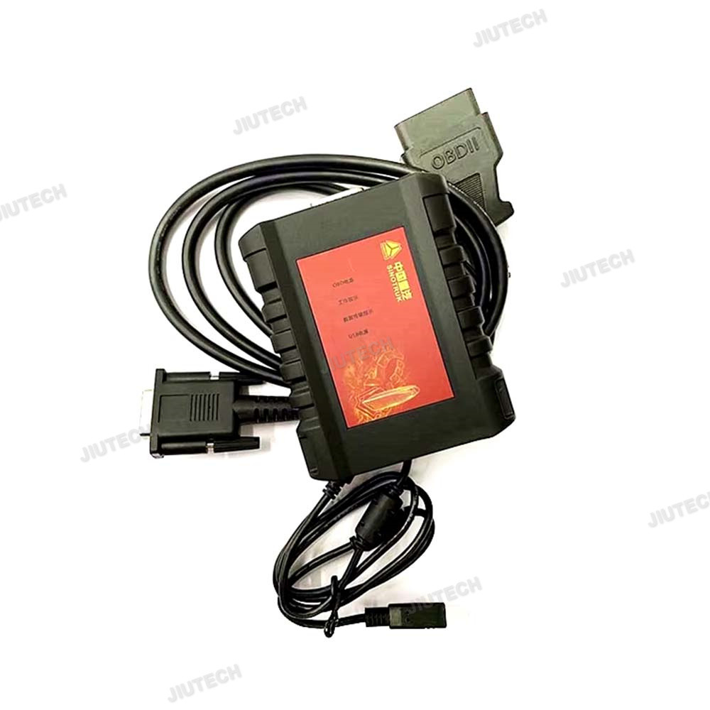 CF C2 Laptop+ Scanner Interface Tool For SINOTRUK HOWO SHACMAN WeiChai Truck Diagnostic
