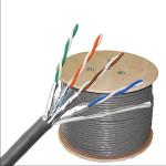 23AWG 0.56mm Cat6a Cable 305m , 1000ft Cat6a Network Cable PVC LSZH Jacket