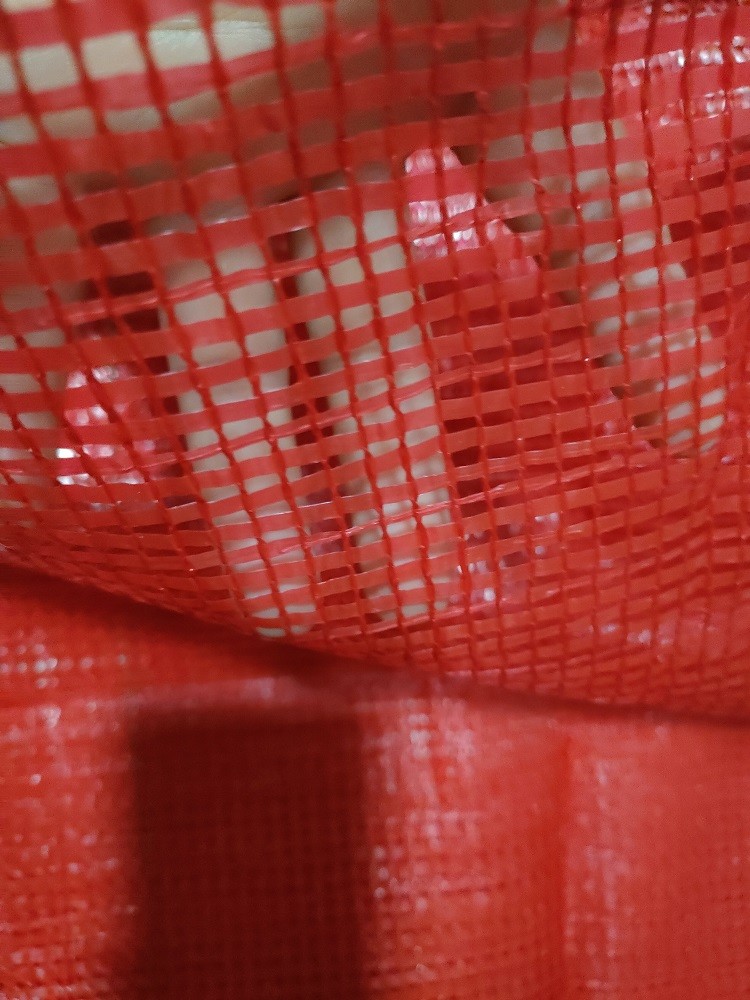 Polyester Drawstring Gym Bag High Density PP Net Produce Bag