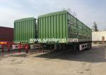 2 Axle Fence Semi Trailer 30 Tons Semi Container Trailer