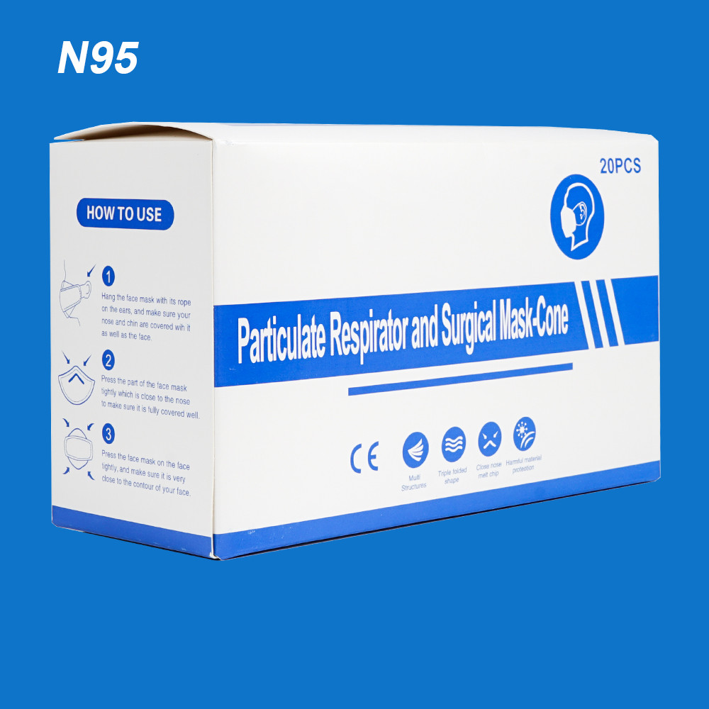 Earloop FFP2 Mask Anti Virus , N95 Anti Dust Protective Safety Face Mask N95