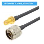 RF Coaxial Automotive Wiring Harness RG-58 Coaxial Cable N Type To SMA 15cm 50cm