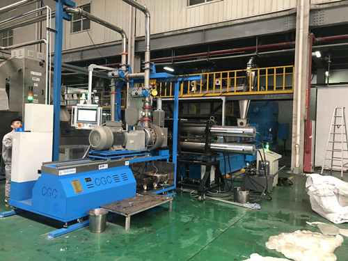 6000Kg / H Polymer Extruder Machine Custom For PP Underwater Pelletizing
